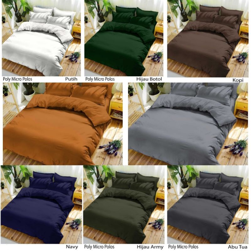 KAIN SPREI DISPERSE POLYMICRO METERAN MOTIF POLOS | BEDCOVER GORDEN KOLOR KITCHEN SET