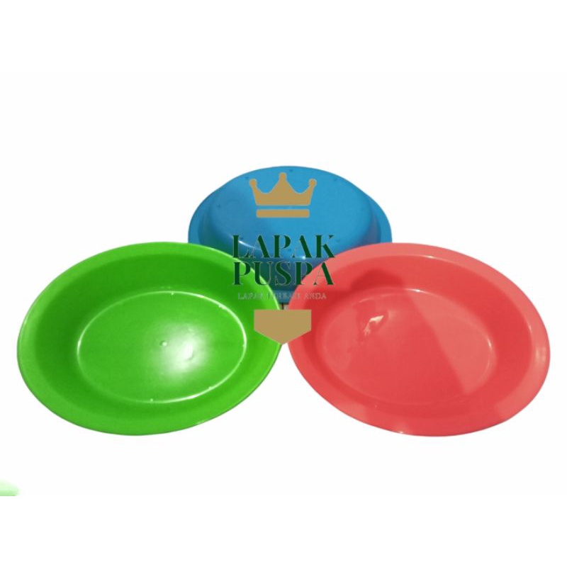 piring saji oval plastik