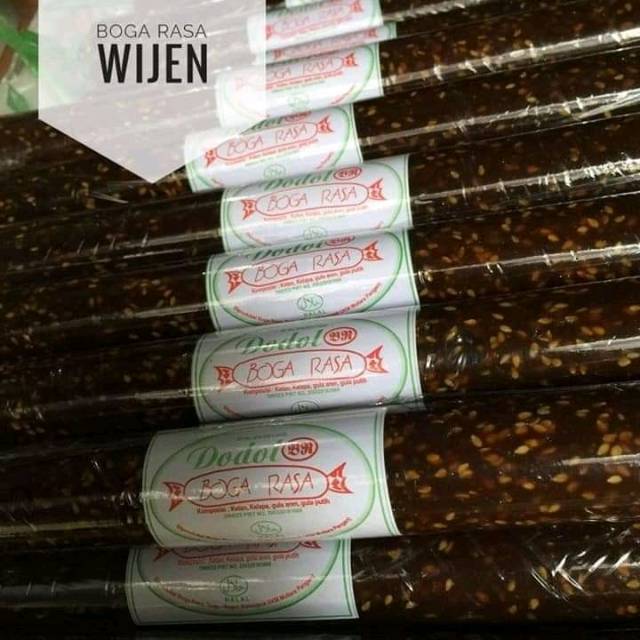 Dodol Tenjo  Boga Rasa  Varian Wijen 200-500 Gram