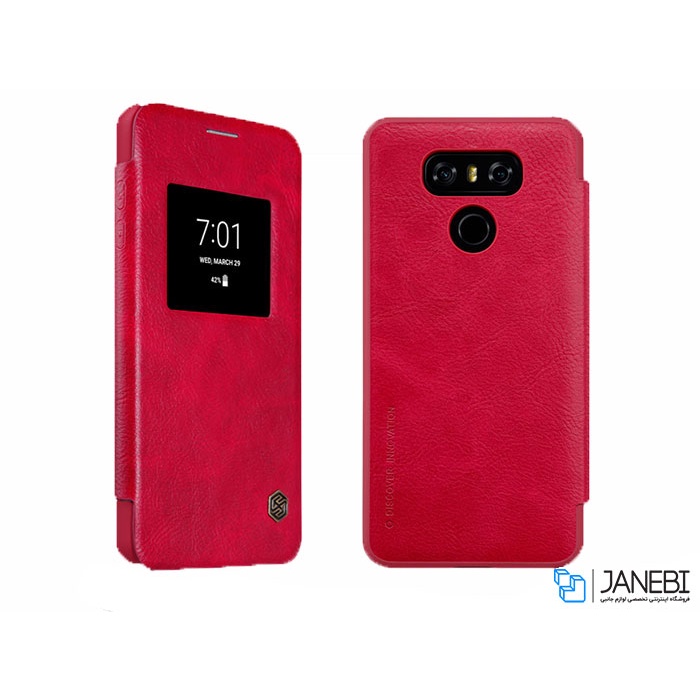 LG G7 THINQ NILLKIN QIN LEATHER CASE ORIGINAL