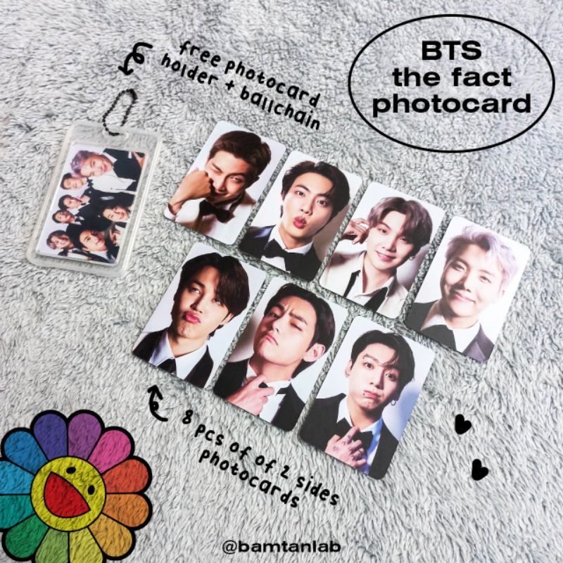 PC PHOTOCARD BTS THE FACT UNOFFICIAL