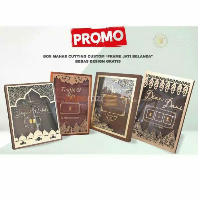 Box Mahar kekinian Custom Plywood//Modern Custom Plywood dowry box