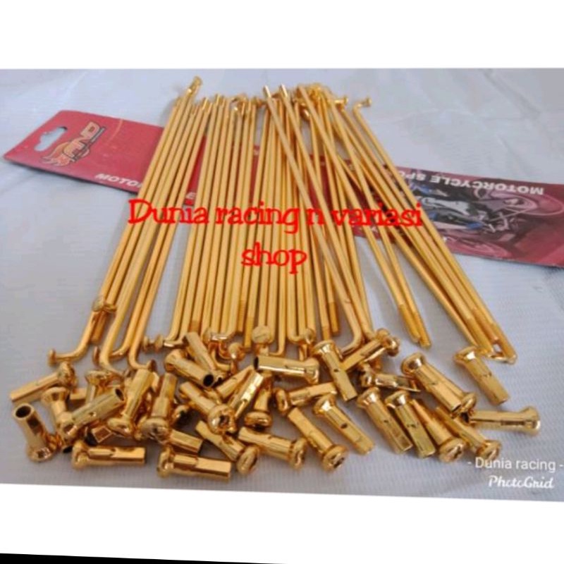 Jari jari Gold Jeruji Trali Gold Emas Ruji Gold Ruji ruji Gold Jeruji Gold Model TDR Batang Besar Pe