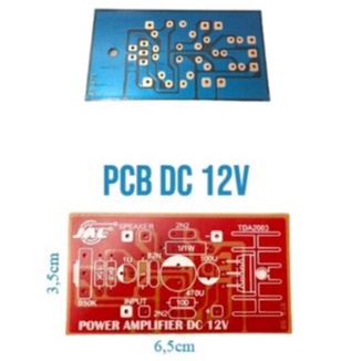 PCB POWER AMPLIFIER DC 12V