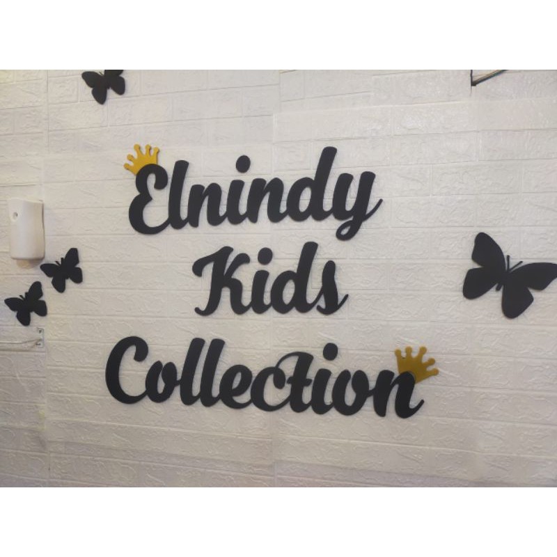 20cm Custom Nama Toko *Huruf timbul*( harga perhuruf)