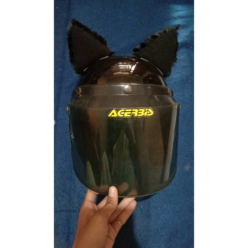 [BEST SELLER] 1Pasang Kuping kucing neko - Kuping kucing helm - Kuping Helm - Kuping Halfface - Kupi