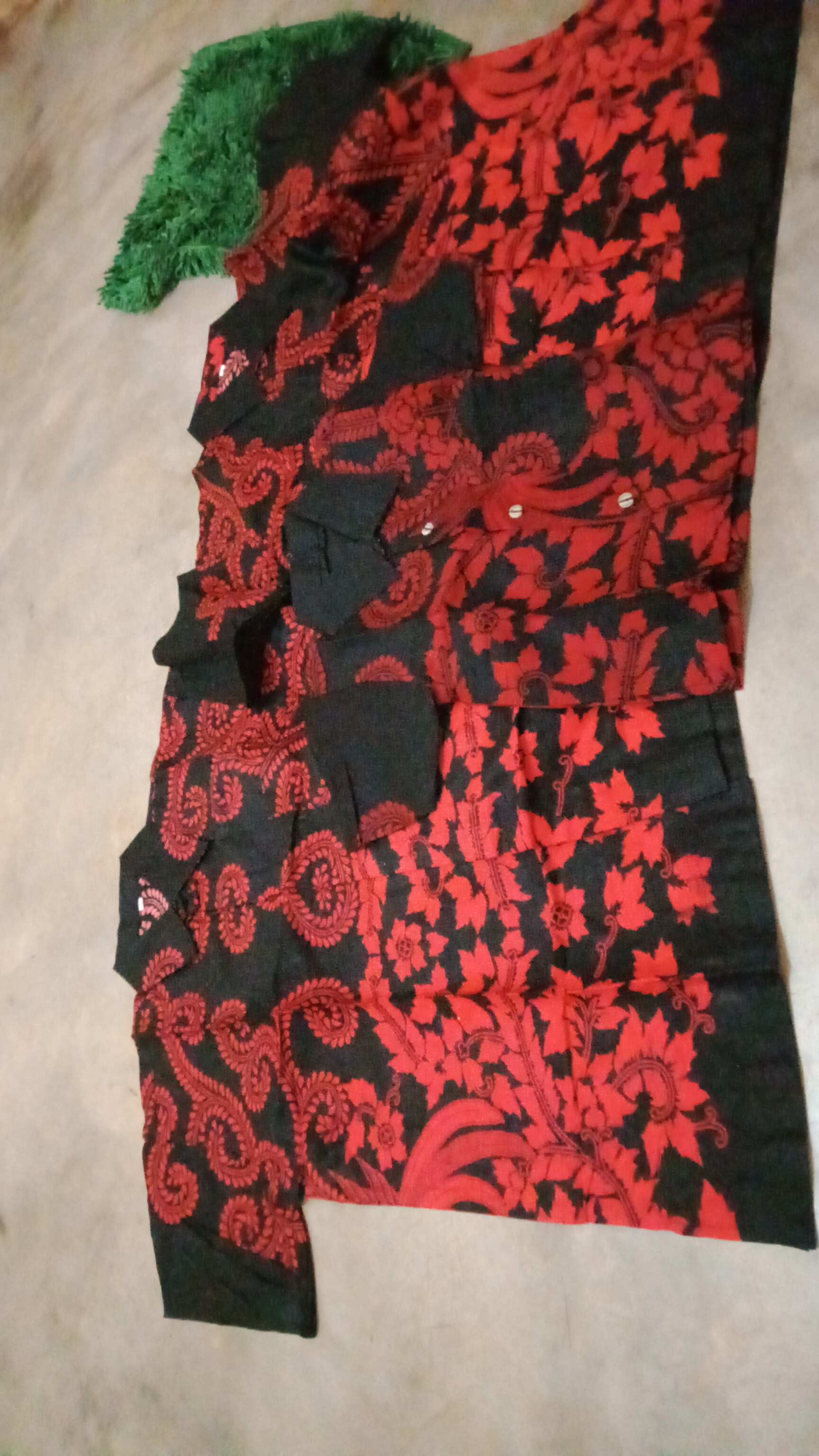 Batik Couple Keluarga// Baju Batik Naga Merah Couple Anak