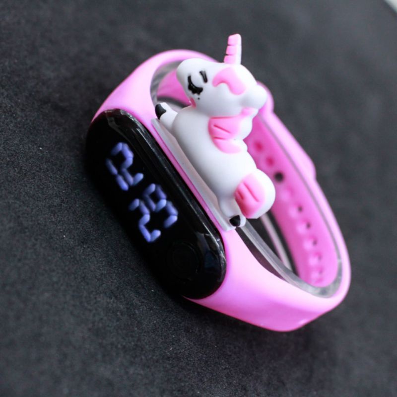 JAM TANGAN ANAK LED WATCH IMPOR CARAKTER RUBBER STRAP