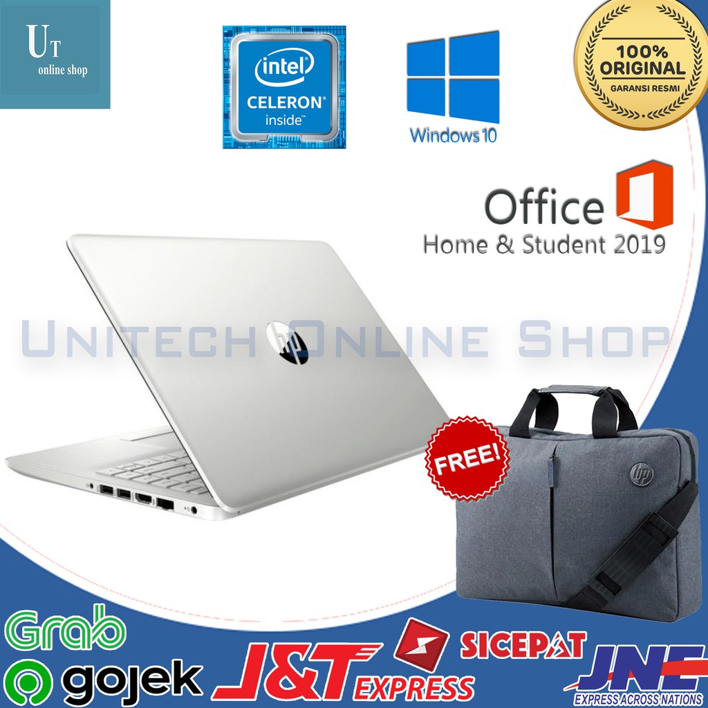 LAPTOP HP 14S CF2516TU INTEL N4020 RAM 4GB SSD 256GB 14'' WIN10 + OHS