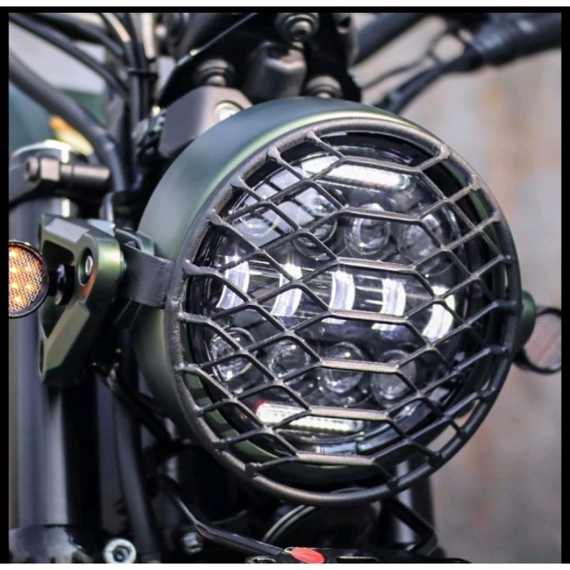 cover grill lampu depan Yamaha XSR 155