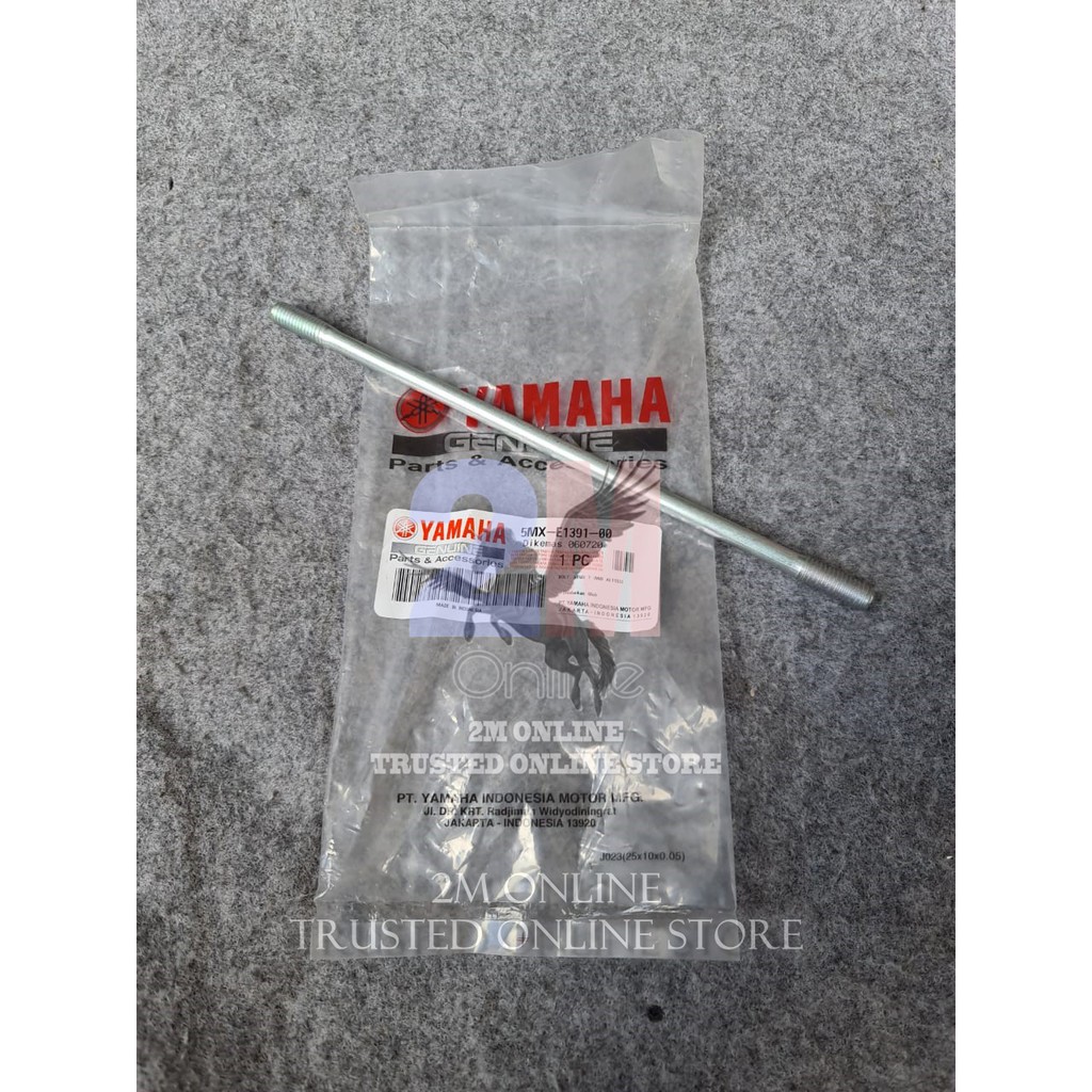 Mdr BOLT STUD BAUT CYLINDER BLOK HEAD MIO NOUVO ORI YGP 5MX-E1391-00