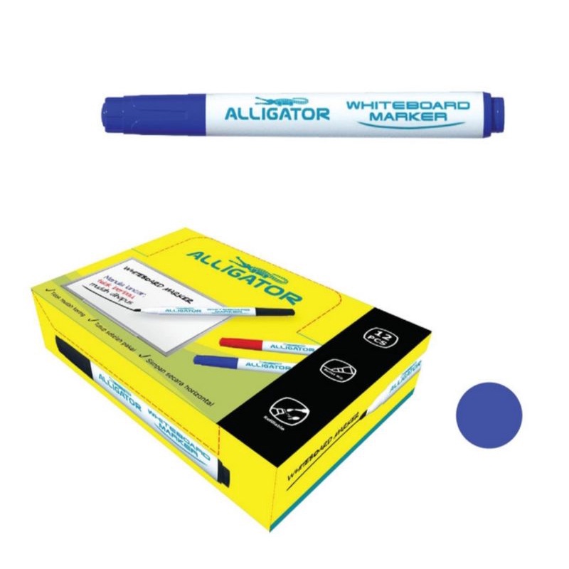 

Alligator whiteboard Marker blue ink