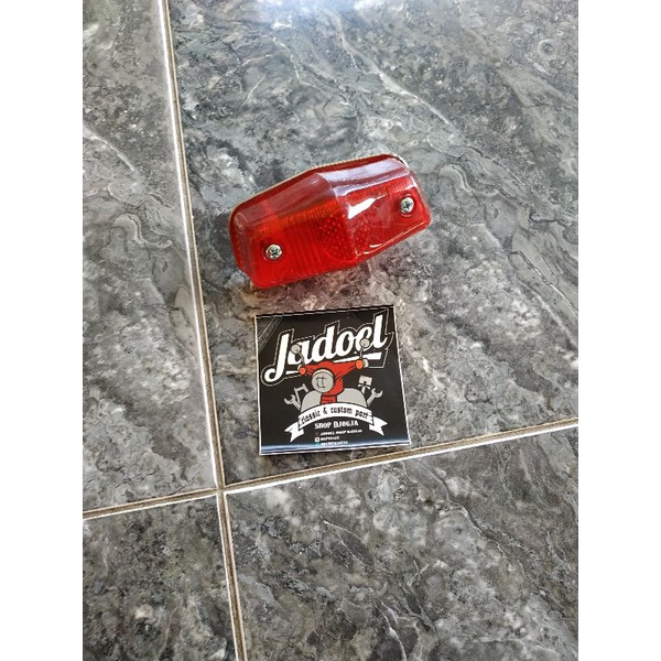 Stoplamp Lampu Stop Belakang Motor Custom Variasi BSA Kecil