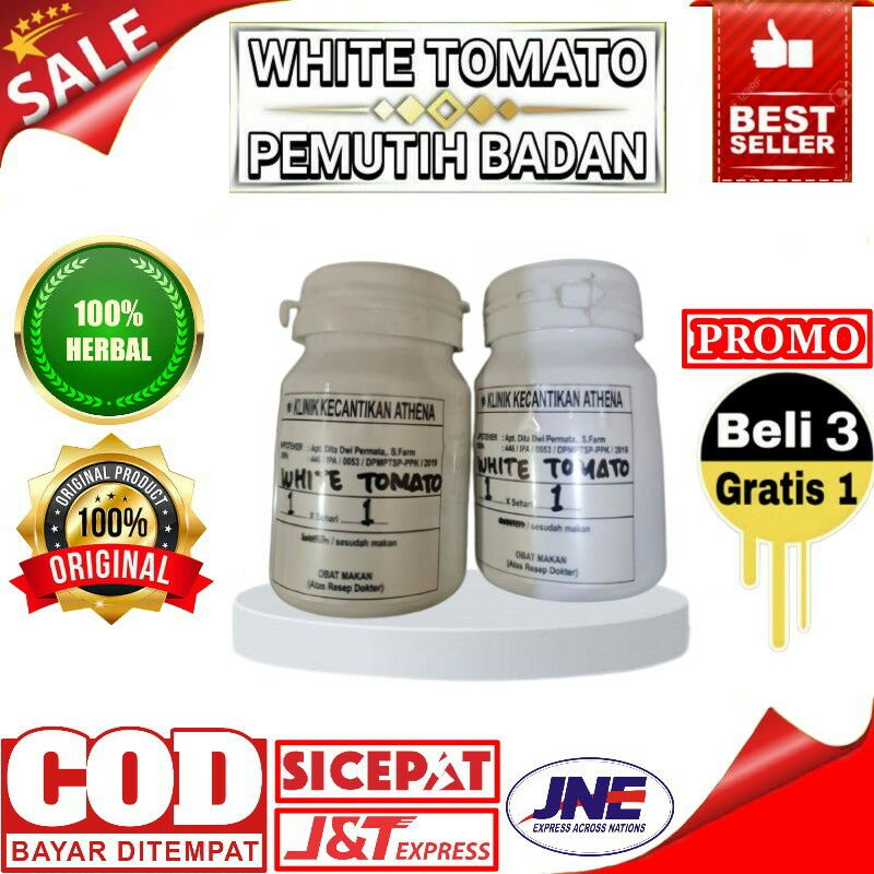 SATU BOTOL Suplemen White Tomato dari Klinik Kecantikan Athena