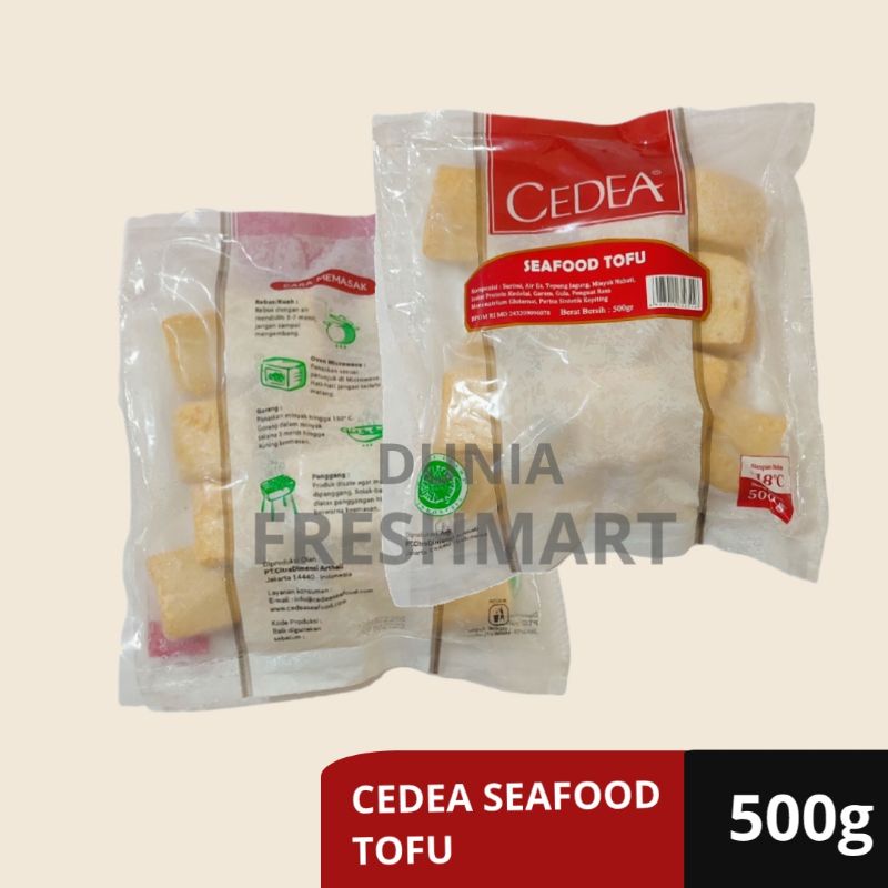 

Cedea Seafood Tofu 500gram TOFU CEDEA SEAFOOD CEDEA