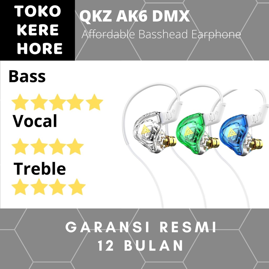 QKZ AK6 DMX BassHead Earphone with mic alt AK6 Pro Max