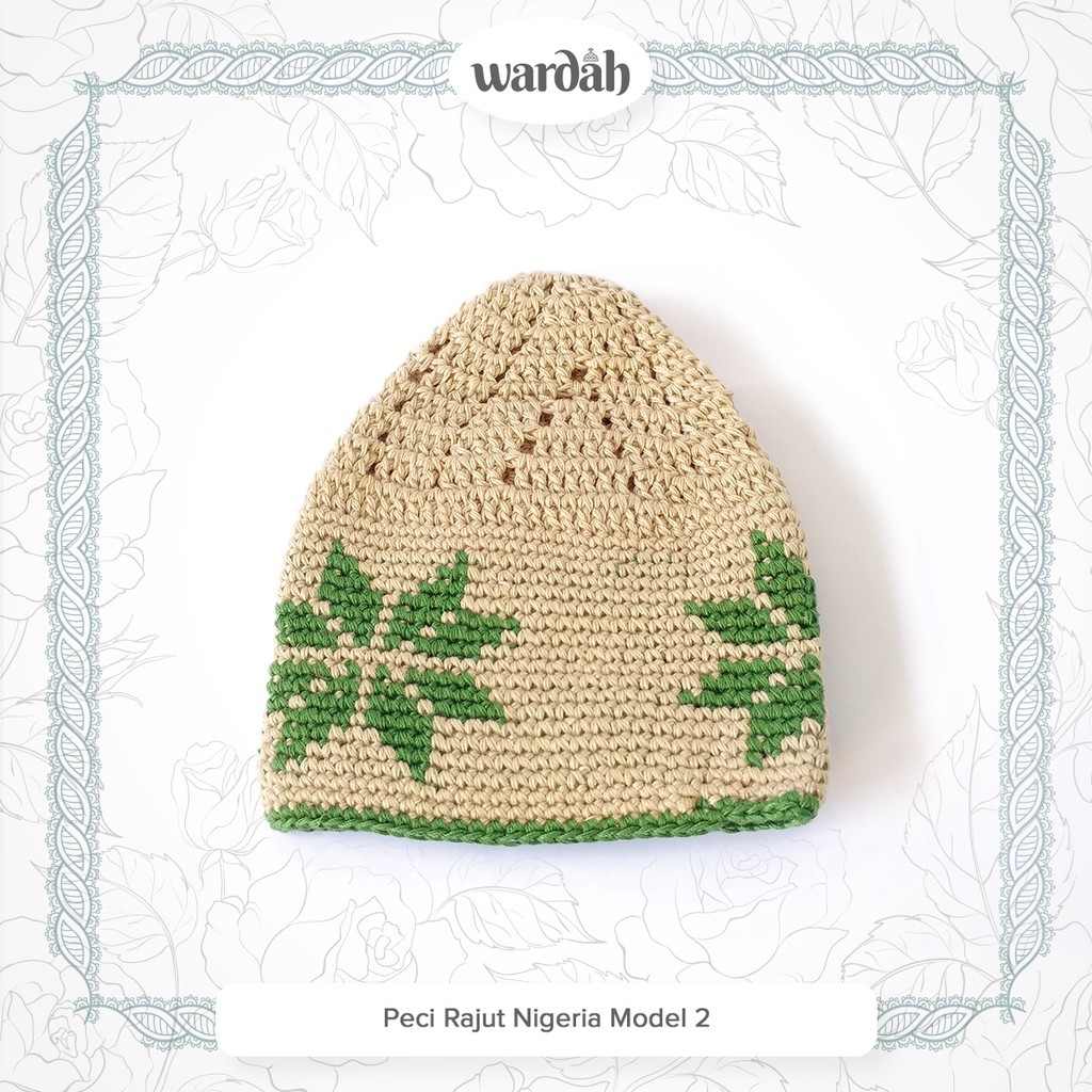 Peci Songkok Kopiah Kopyah Rajut Nigeria Tebal Hand Made Warna Motif 2