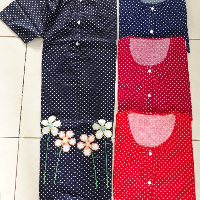 Grosir Daster Bordir Bahan Katun Sabata All Size