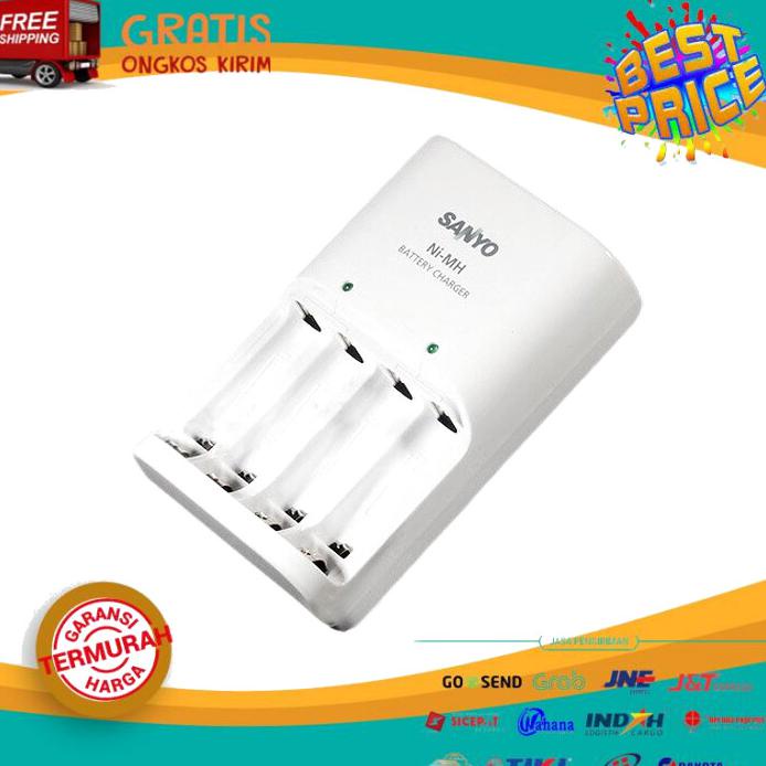☚GROSIR♂ SANYO ENELOOP BASIC CHARGER HANYA CHARGER BISA COD
