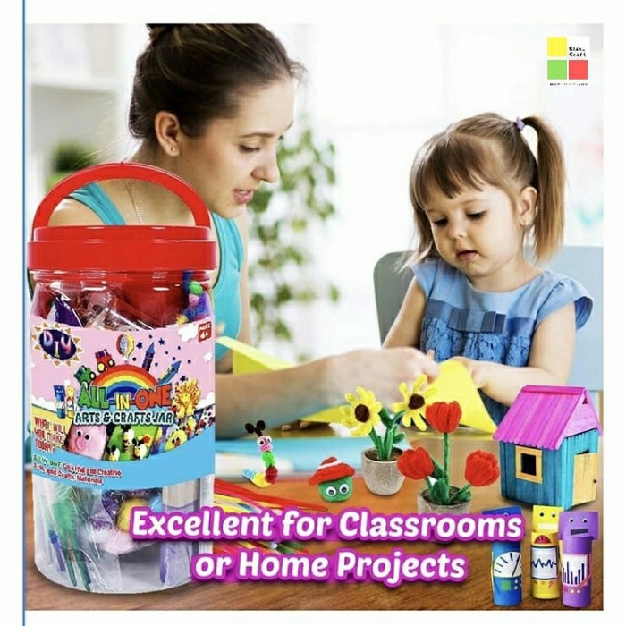 

Produk Terbaru Diy All-In-One Art & Craft Jar Perlengkapan Project Anak