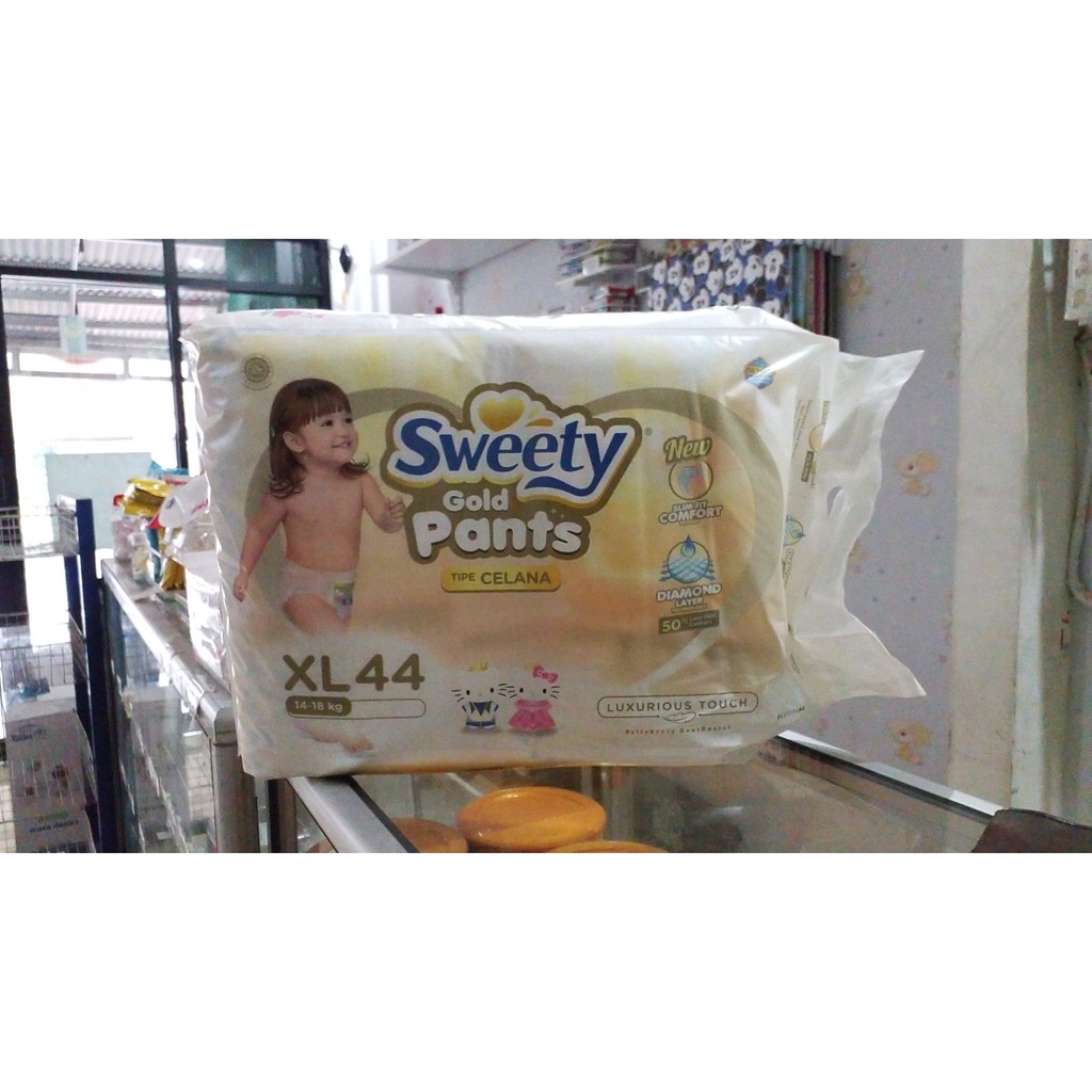 Popok bayi Sweety Gold Pants XL 44