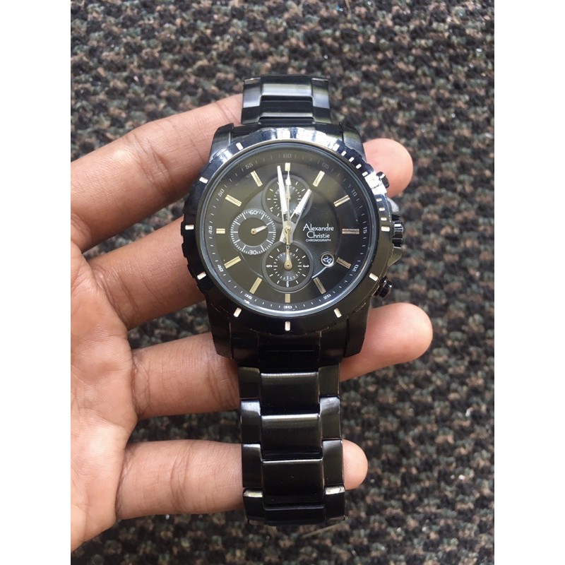 Bekas / Second / Preloved Jam Tangan Pria Analog Original Alexandre Christie AC Murah Grosir