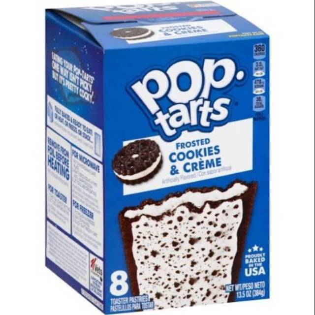 

Pop tarts Cookies & creme 384gr