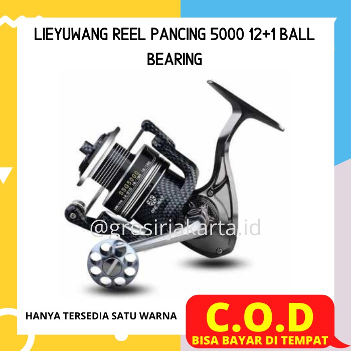 Katrol Pancing Rel Pancing Ril Pancing Rell Reel Pancing 5000 12+1 Ball Bearing 5 LIEYUWANG