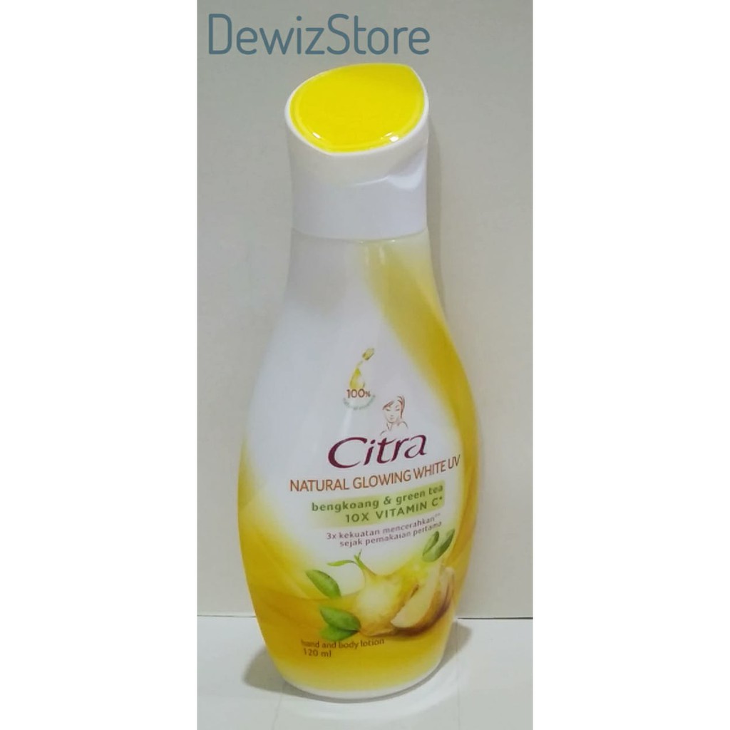 CITRA HAND AND BODY LOTION BENGKOANG NATURAL GLOW UV - 120ML