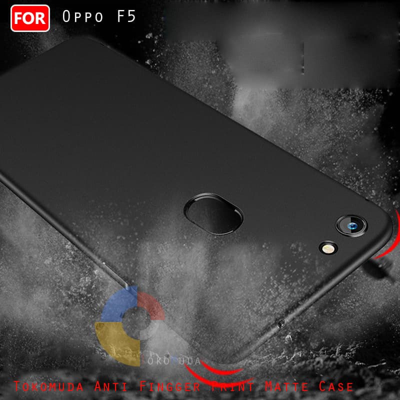Super Promo! Case Ultraslim Matte softcase Black Dove Oppo F5 / Youth Pro 2017