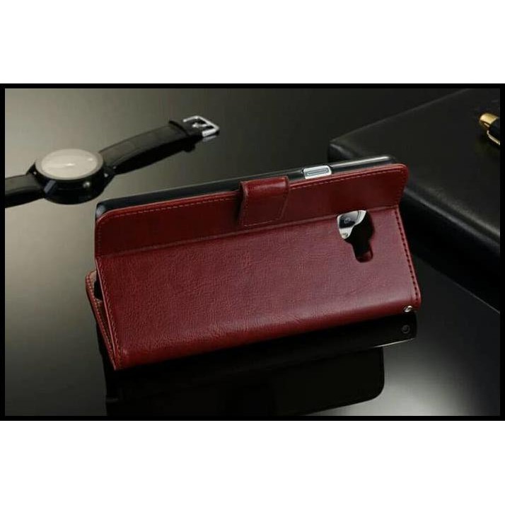 Flip Cover Handphone Flip Cover Samsung Galaxy A5 2016 A52016 A510F Wallet Leather Hitam