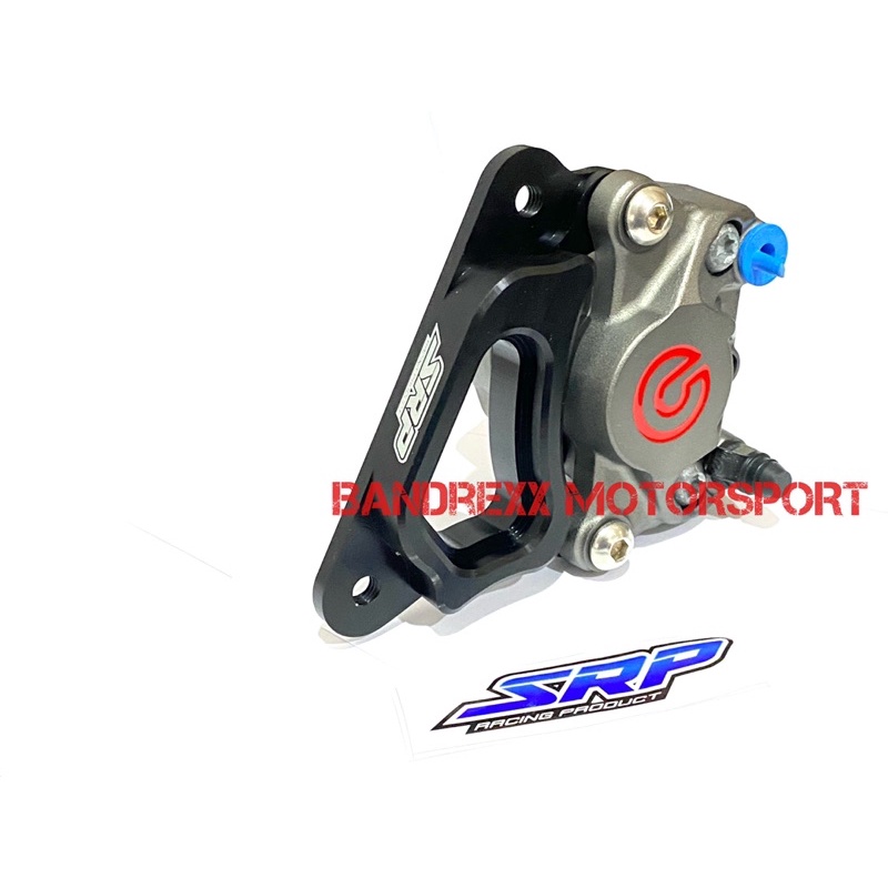 Kaliper Brembo 2 Piston Red Logo+ Breket SRP Cakram 260mm For Vario 150-Vario 125