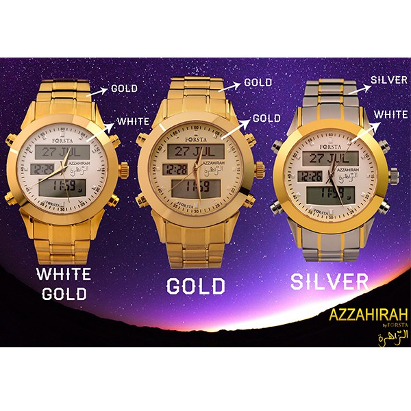 Forsta Azzahirah All Gold - Man Jam Tangan Muslim