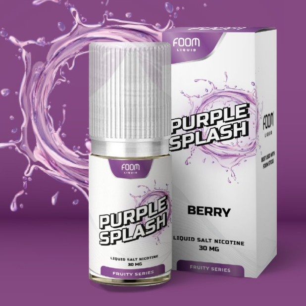 PURPLE SPLASH BY FOOM 30ML 30MG - AUTHENTIC