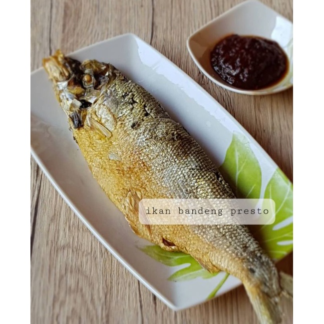 

Ikan bandeng Presto frozen isi 2pcs/free sambal/no msg