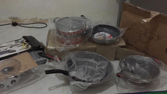 Maspion Frypan Capsul 24 Cm Non-stick - Frypan Stainless Steel Anti Lengket