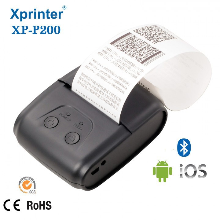 XPRINTER XP-P200 Mini USB Bluetooth Thermal Receipt POS Printer
