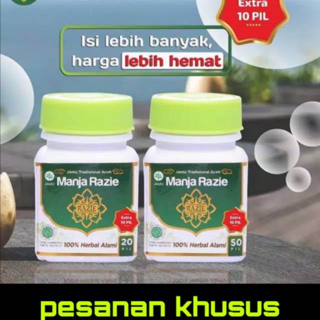 Manja Razie Aceh original 50+10 btr