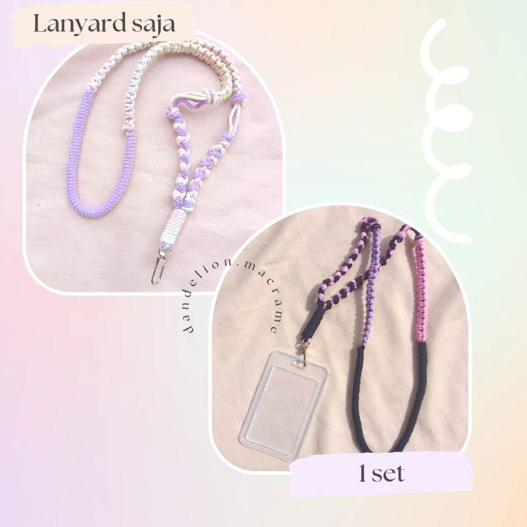 

Tren Kekinian.. Colorblock Lanyard/Tali Id Card