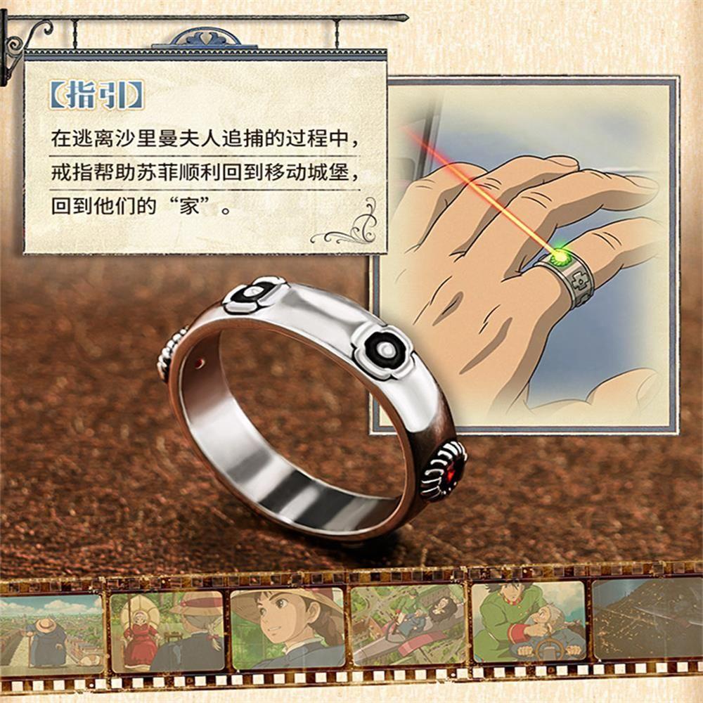 Nanas Howl's Moving Castle Cincin Fashion Hayao Miyazaki Cosplay Sliver Jewelry