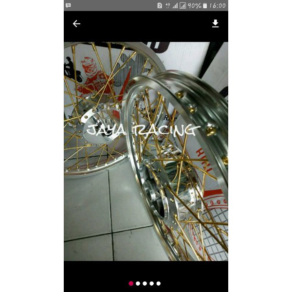 TOPPP velg paketan murah buat ninja r rr velg tk jepang 140 ring 17 tromol crum depan belakang