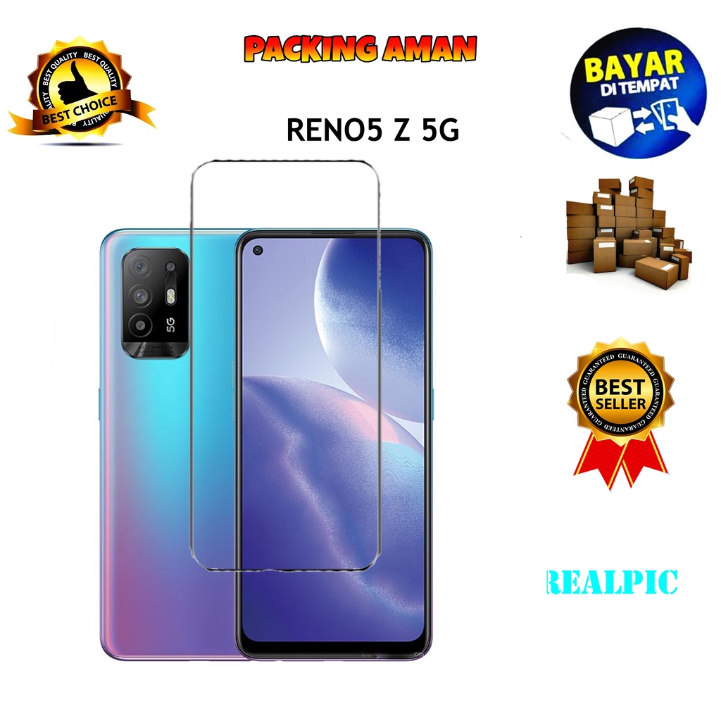 Tempered Glass Oppo Reno5 Z Screen Protector Anti Gores