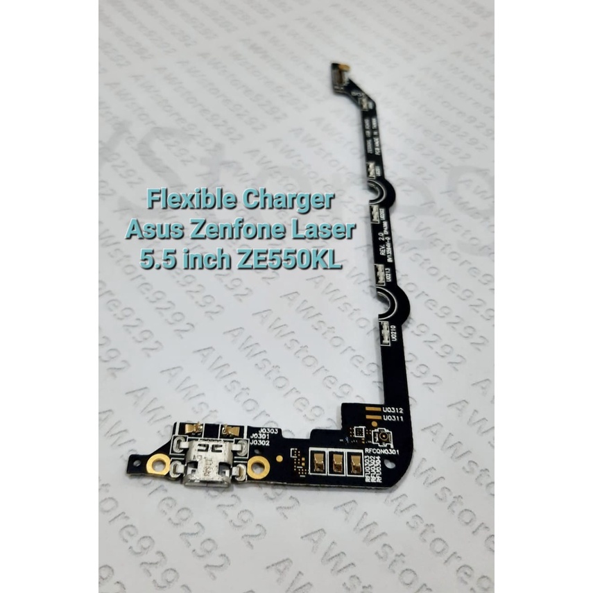 Flexible fleksibel Konektor Charger Asus Zenfone Laser 5.5 inch ZE550KL Papan PCB Con Cas