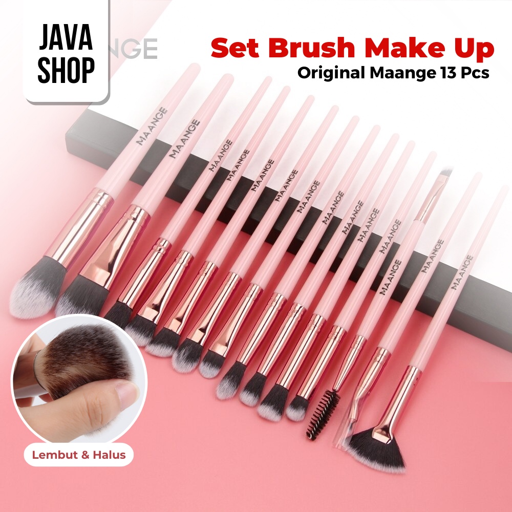 JAVASHOP Set Brush Kuas Make Up Profesional 13 Pcs