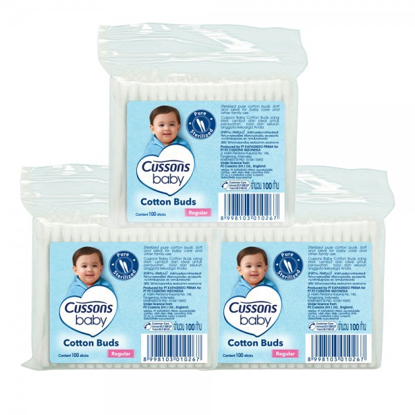 Cussons Baby Cotton Buds - Pembersih Telinga Isi 100 [Refil]l