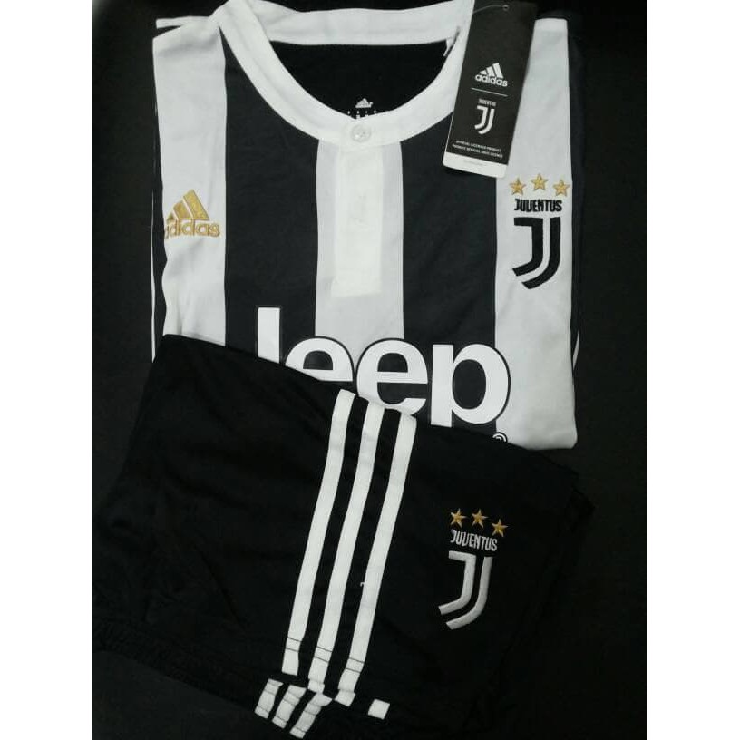Hot Promo Jersey Juventus home kids "Celana warna hitam" GO grade ori 2017-2018