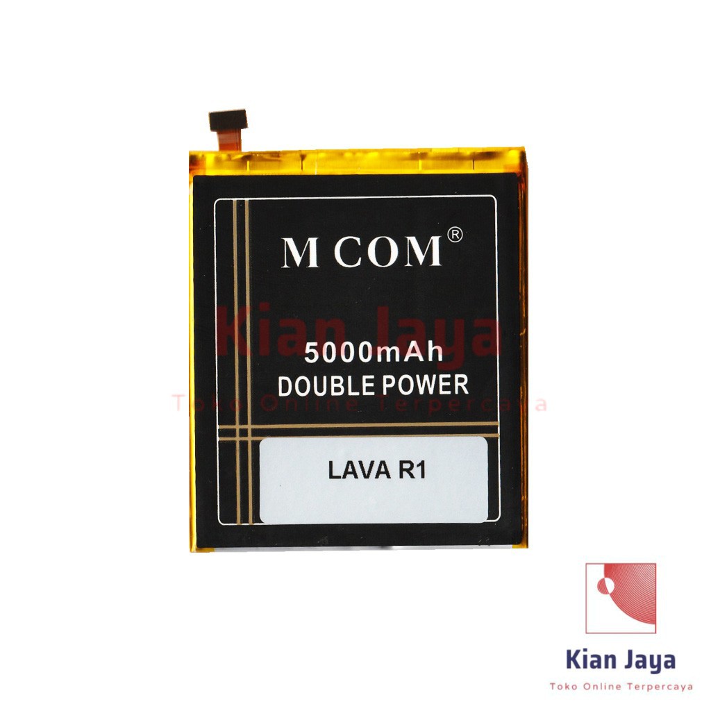 MCOM Baterai LAVA Iris R1 Original Double Power Batre Batrai Battery Ori