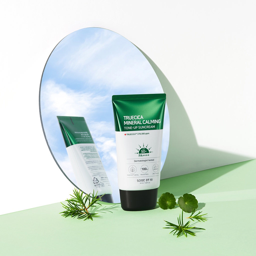 SOME BY MI Truecica Mineral Calming Tone up Suncream Sunblock Sunscreen-5