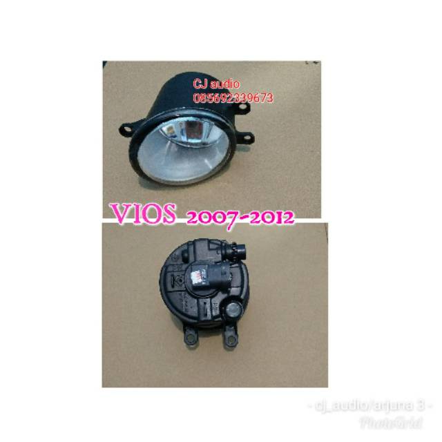 Fog lamp vios 2007 2008 2009 2010 2011 2012