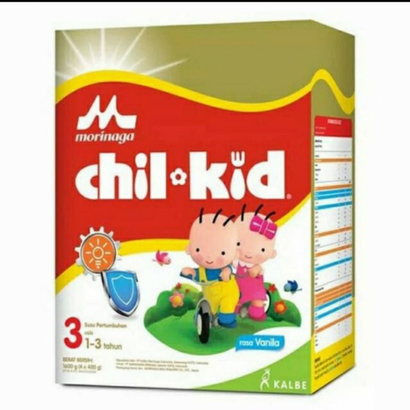 Chilkid Vanilla Madu 1600 gr 1600gr Chil Kid Morinaga